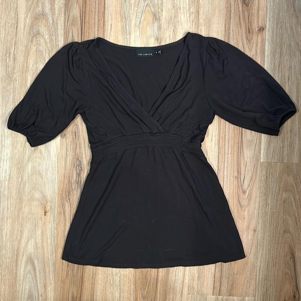 Pinched waist dress shirt